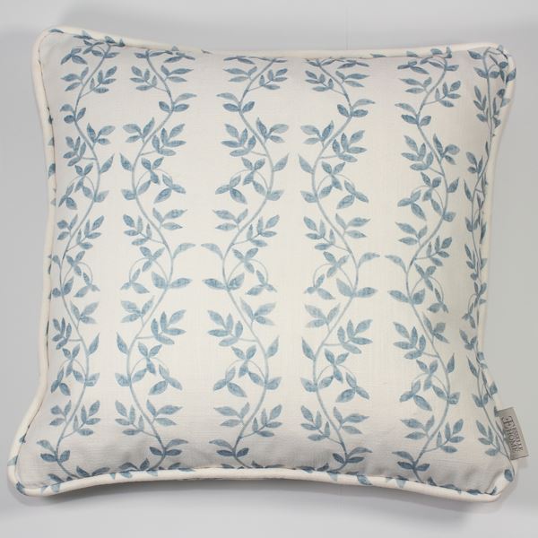 Botanic Vines Cushion - Slate Blue